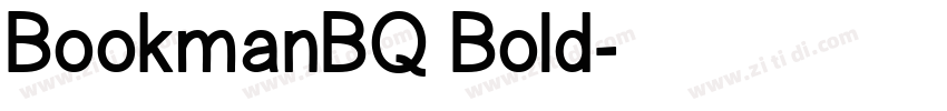 BookmanBQ Bold字体转换